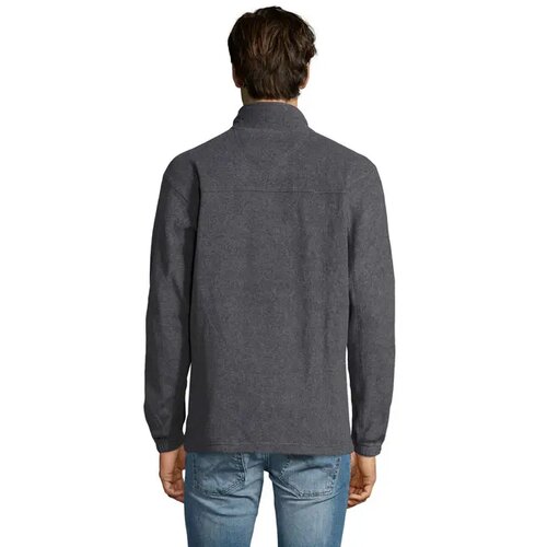 North heren fleece 300g North grijs melange