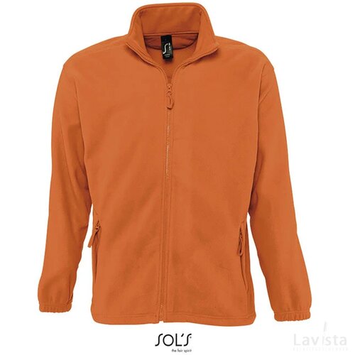 North heren fleece 300g North oranje
