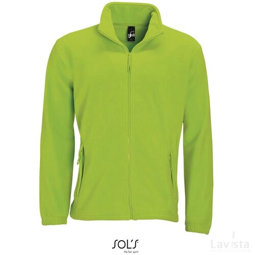 North heren fleece 300g North lime