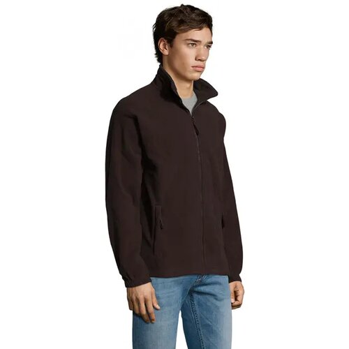North heren fleece 300g North pure chocolade