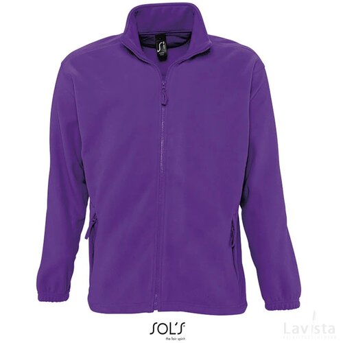 North heren fleece 300g North dark purple