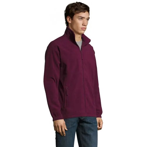 North heren fleece 300g North burgundy