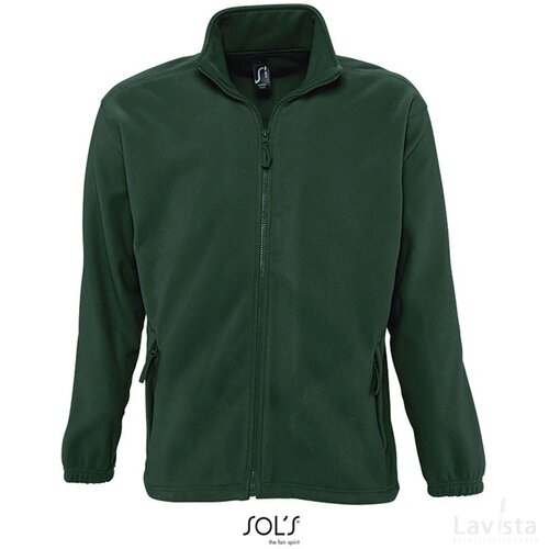 North heren fleece 300g North dennengroen