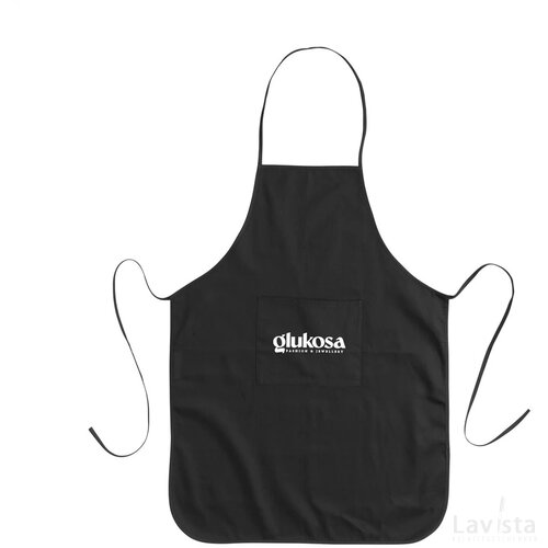 Apron Recycled Cotton (170 G/M²) Schort Zwart