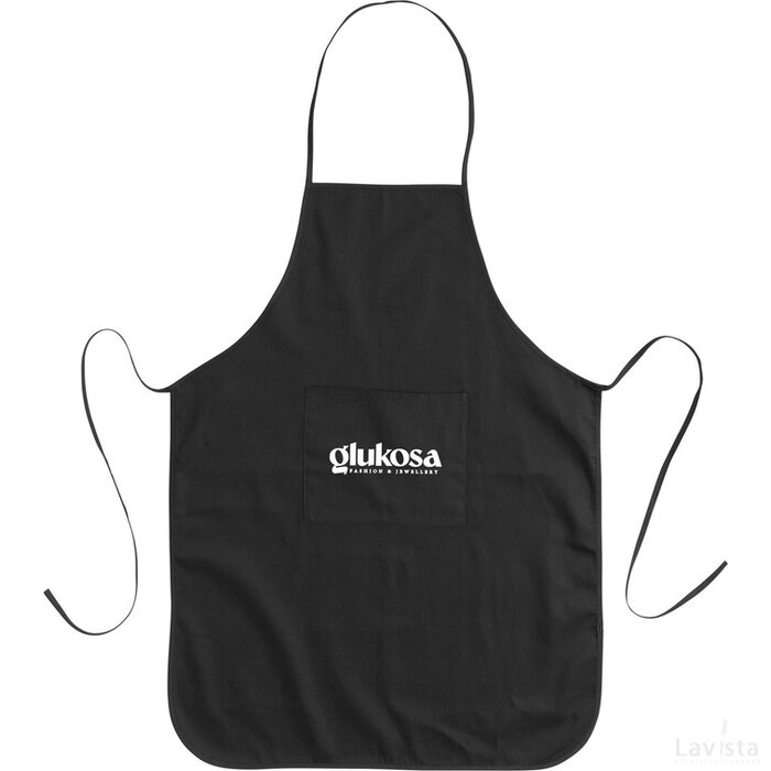 Apron Recycled Cotton (170 G/M²) Schort Zwart