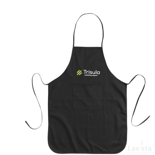 Apron Recycled Cotton (170 G/M²) Schort Zwart