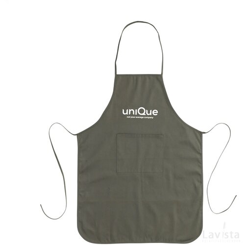Apron Recycled Cotton (170 G/M²) Schort Olijfgroen
