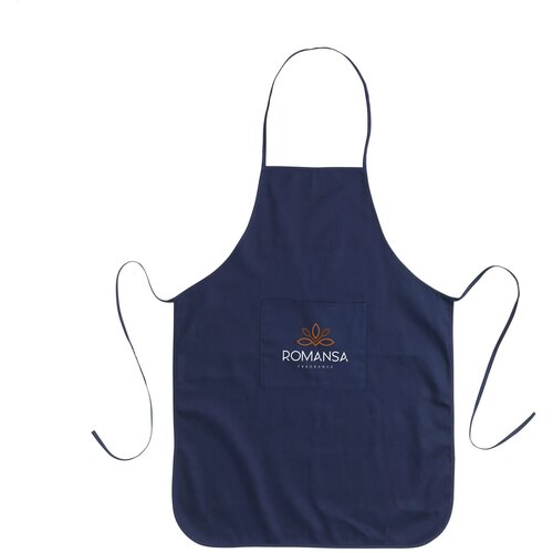 Apron Recycled Cotton (170 G/M²) Schort Blauw