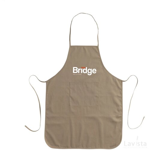 Apron Recycled Cotton (170 G/M²) Schort Bruin