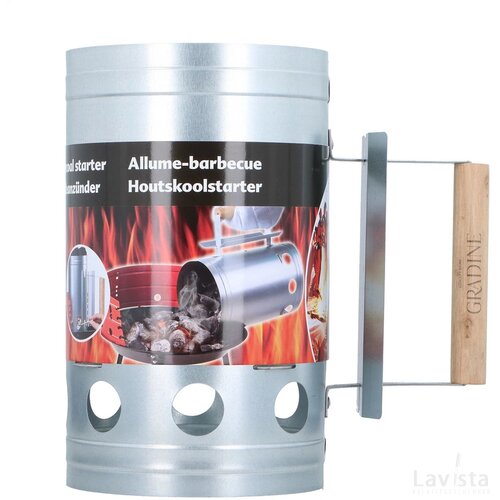 Bbq Houtskoolstarter Zilver