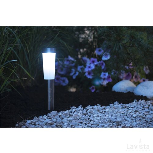 Grundig Solar Led-Lamp Zilver