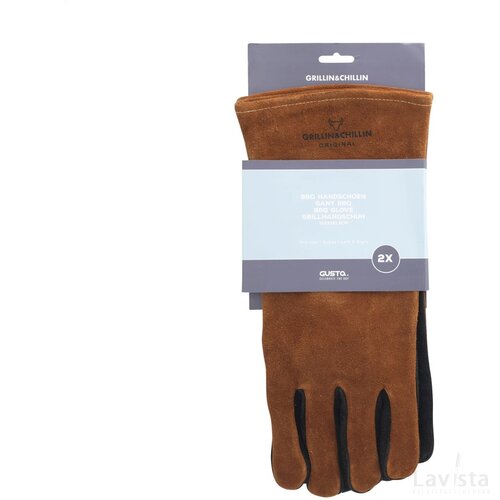 Gusta Grill Bbq Handschoenen Bruin