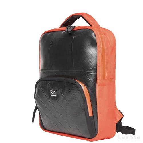 Ecowings Funky Falcon Backpack Rugzak Oranje