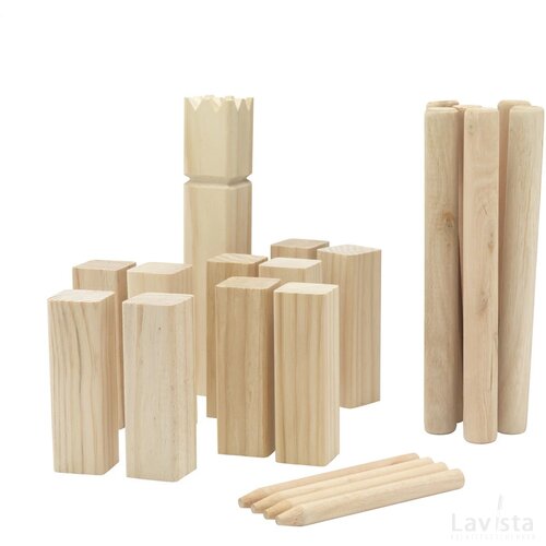 Kingdom Kubb Outdoor Game Spel Hout