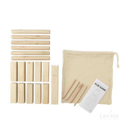 Kingdom Kubb Outdoor Game Spel Hout