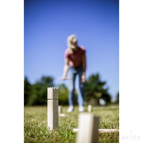 Kingdom Kubb Outdoor Game Spel Hout