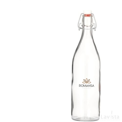Vidrio Bottle 1 L Waterfles Transparant