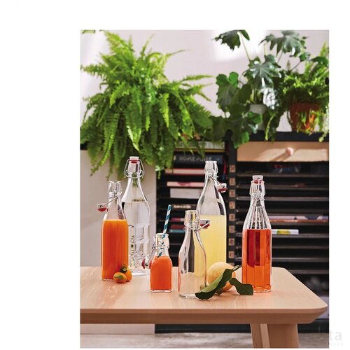 Vidrio Bottle 1 L Waterfles Transparant