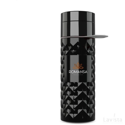Join The Pipe Nairobi Ring Bottle Black 500Ml Waterfles Zwart/Grijs