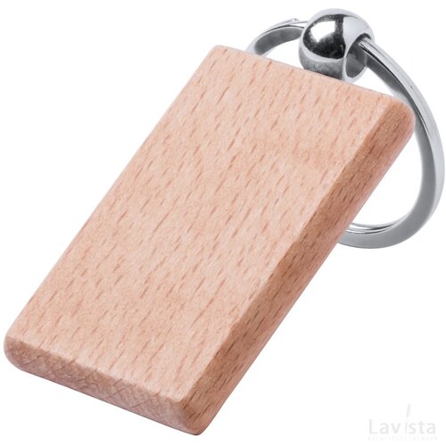 Pelton Sleutelhanger, Rechthoek Natuurlijk