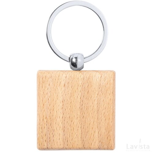Pelton Sleutelhanger, Vierkant Natuurlijk