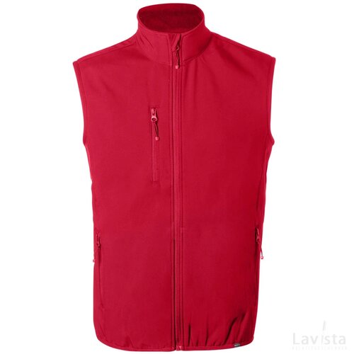 Jandro Rpet Softshell Vest Rood