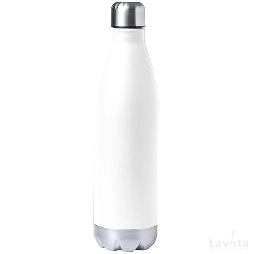 Willy Koperen Geïsoleerde Thermos Fles Wit