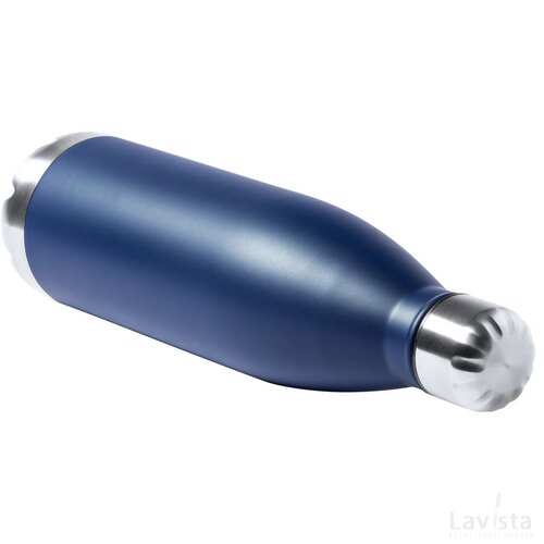Willy Koperen Geïsoleerde Thermos Fles Donker Blauw