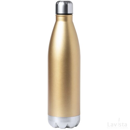 Willy Koperen Geïsoleerde Thermos Fles Goud