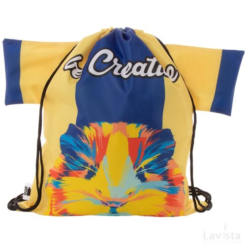 Creadraw T Rpet Custom Made Trekkoord Tas Zwart