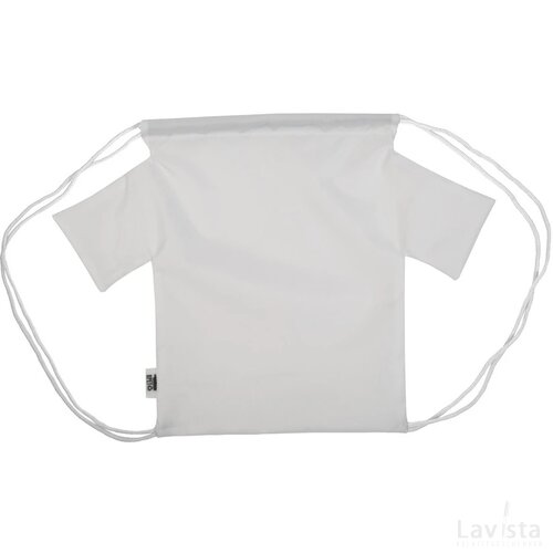 Creadraw T Rpet Custom Made Trekkoord Tas Wit