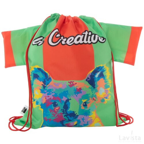 Creadraw T Rpet Custom Made Trekkoord Tas Rood