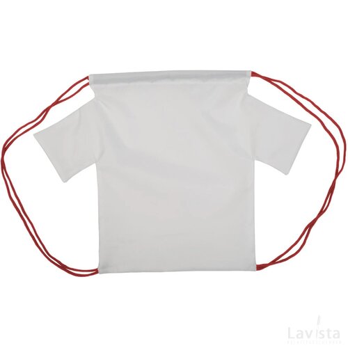 Creadraw T Custom Made Trekkoord Tas Rood