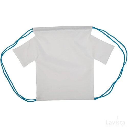 Creadraw T Custom Made Trekkoord Tas Blauw