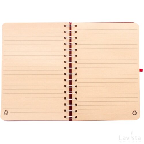 Holbook Rpet-Notitieboekje Rood