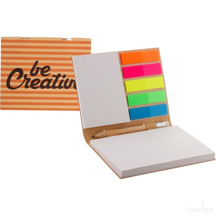 Creastick Combo Plus Eco Custom Made Sticky Notes/ Notitieblok Natuurlijk