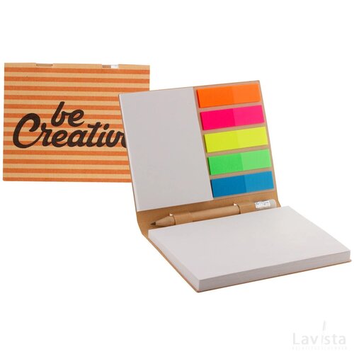 Creastick Combo Plus Eco Custom Made Sticky Notes/ Notitieblok Natuurlijk