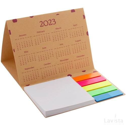 Creastick Combo Date Eco Custom Made Kalender/ Sticky Notes Natuurlijk