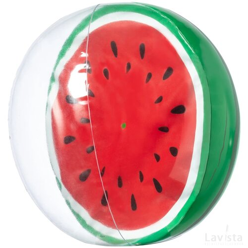 Strandbal met fruitdecoratie (Ø 28 cm) Groen