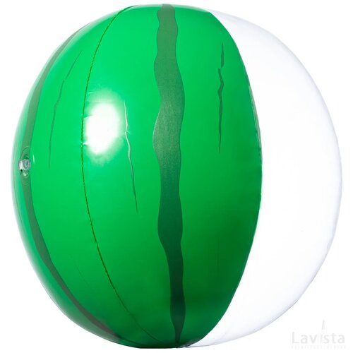 Strandbal met fruitdecoratie (Ø 28 cm) Groen