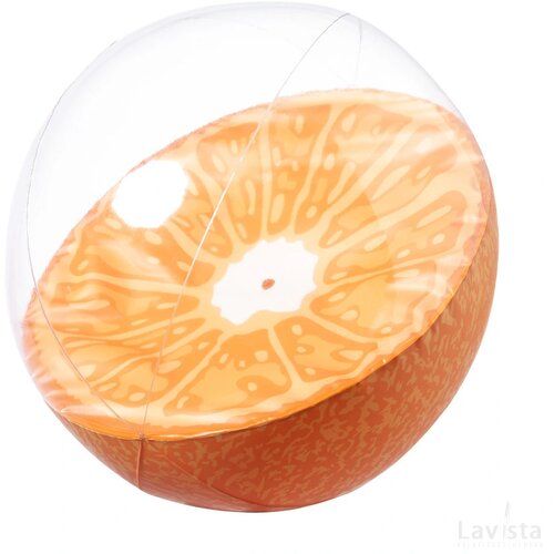 Strandbal met fruitdecoratie (Ø 28 cm) Oranje