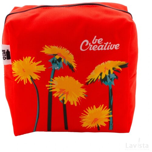 Creabeauty Square L Custom Made Make-Up Tas Zwart