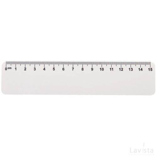 Drawy 15 Custom Made Liniaal, 15 Cm Wit