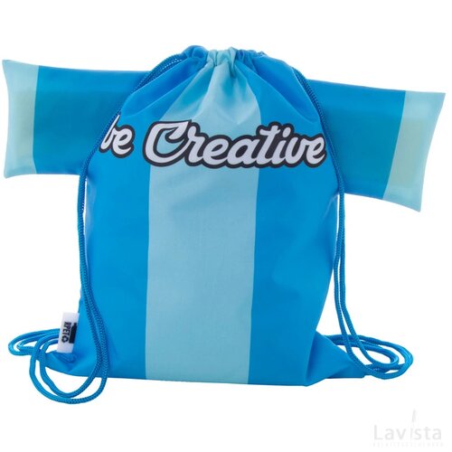 Creadraw T Kids Rpet Custom Made Trekkoord Tas Voor Kinderen Blauw