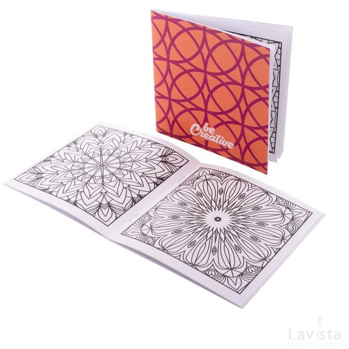 Colobook Custom Made Kleurboekje, Mandala Wit