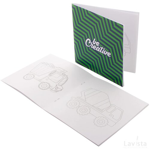 Colobook Custom Made Kleurboek, Voertuigen Wit