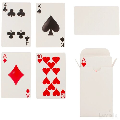 Creacard Custom Made Speelkaarten Wit