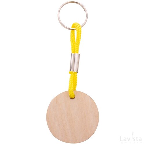 Woody Plus A Custom Made Sleutelhanger Geel
