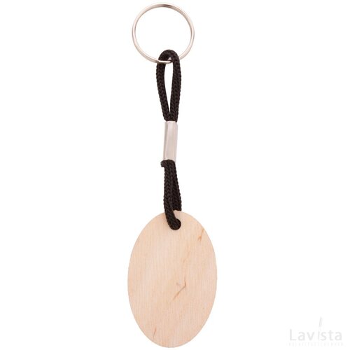 Woody Plus B Custom Made Sleutelhanger Zwart