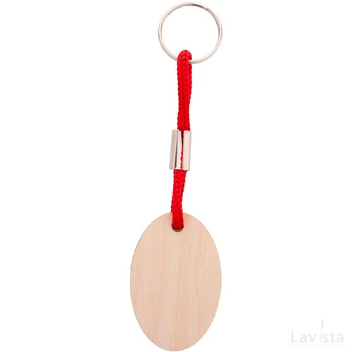 Woody Plus B Custom Made Sleutelhanger Rood